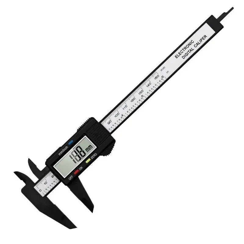 0 - 150mm High Strength Plastic Student Home Woodworking Gap Play Measuring Calipers Electronic Digital Calipers - Avero