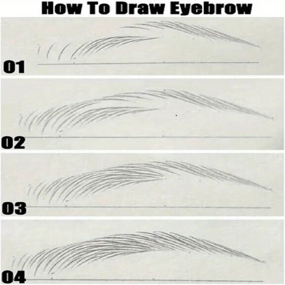 0.008mm Ultra Fine Eyebrow Pen Long Last Smudge Proof Waterproof Sweat - Proof High Pigmented Easy Applying Liquid Eye Brow Pencil - Avero