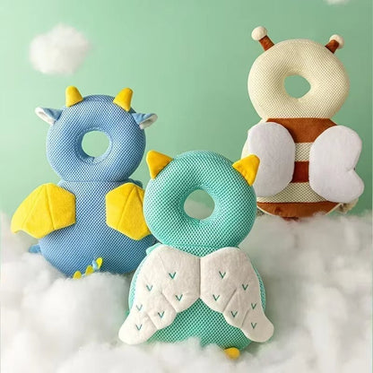 1 - 3T Toddler Baby Head Protector Safety Corner Guards Prevent Back Injured Angel Bee Cartoon Edge Security Protective Headgear - Avero