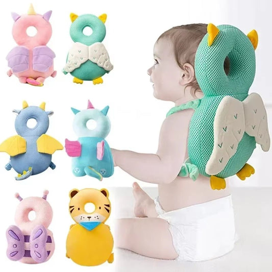 1 - 3T Toddler Baby Head Protector Safety Corner Guards Prevent Back Injured Angel Bee Cartoon Edge Security Protective Headgear - Avero