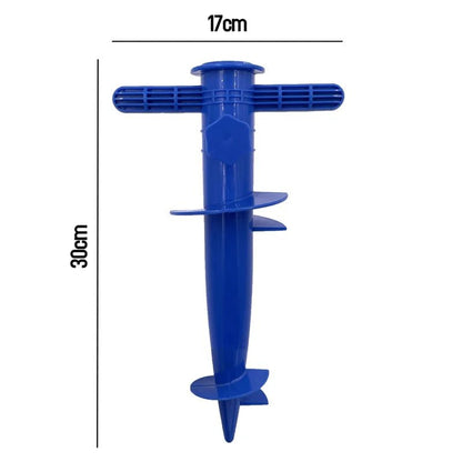 1 - Pack Plastic Beach Umbrella Plug Base Floor Fork Insert Accessory - Avero