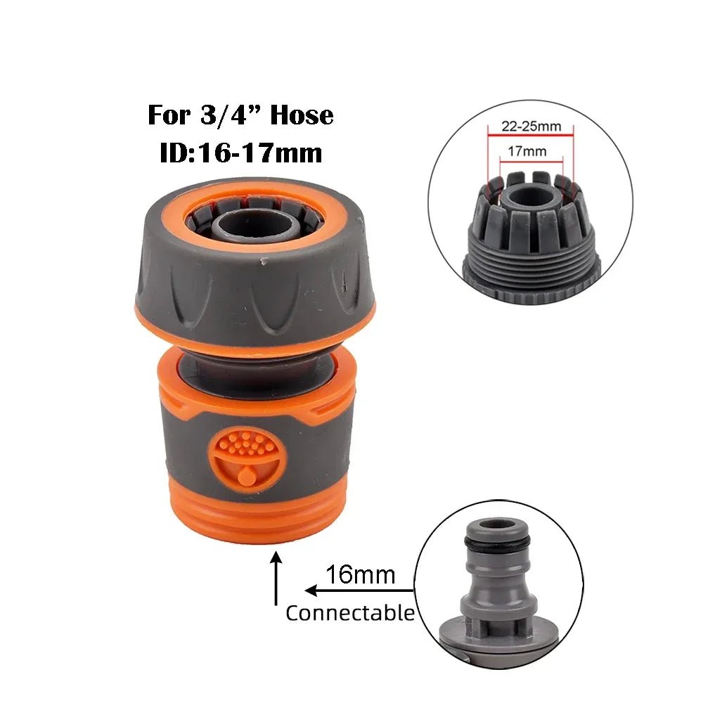 1 - Pcs 1/2" 3/4" 1" Garden Hose Quick Connect Adapters - EU BPS Threaded Fittings for Faucets, Spray Guns & Watering Systems - Avero