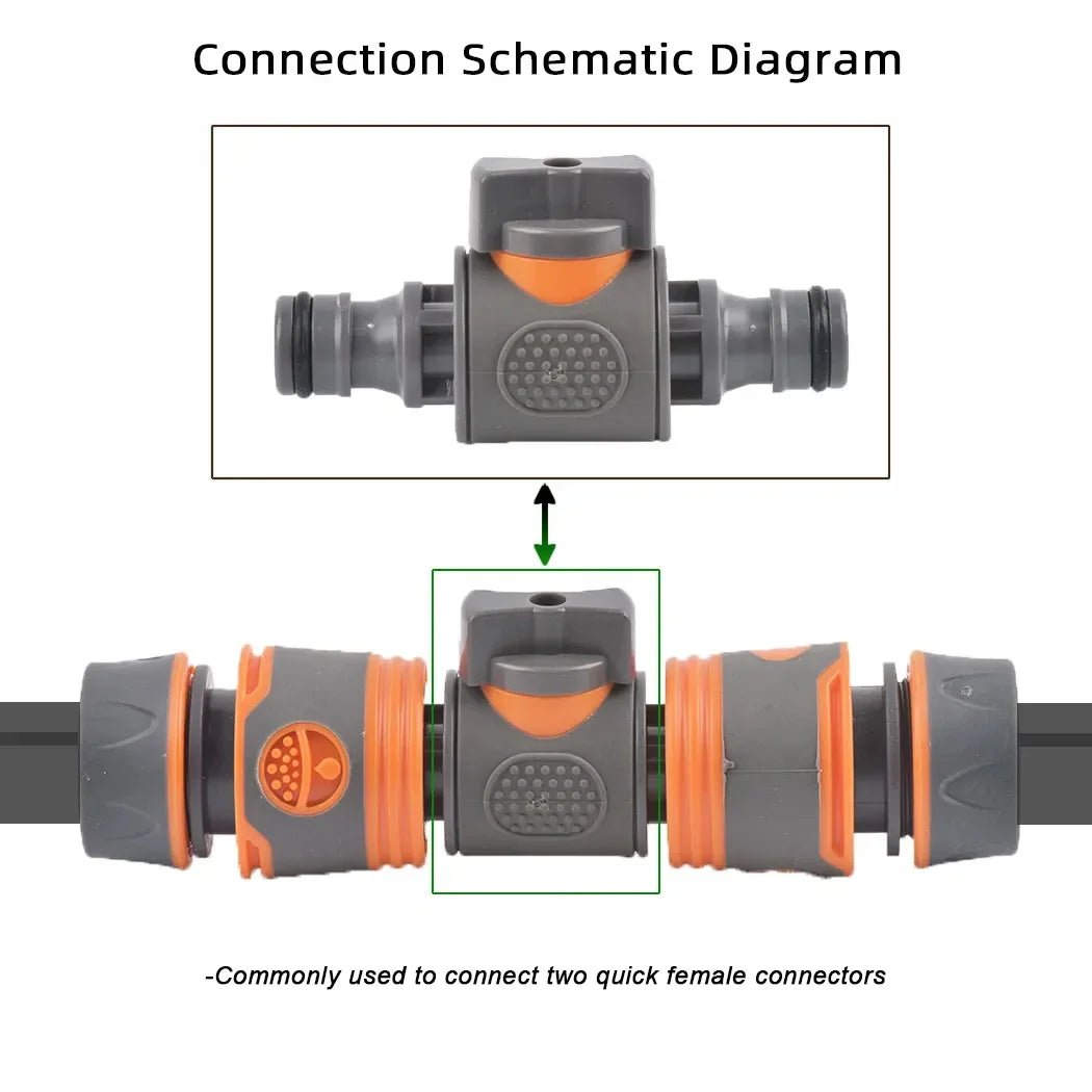 1 - Pcs 1/2" 3/4" 1" Garden Hose Quick Connect Adapters - EU BPS Threaded Fittings for Faucets, Spray Guns & Watering Systems - Avero