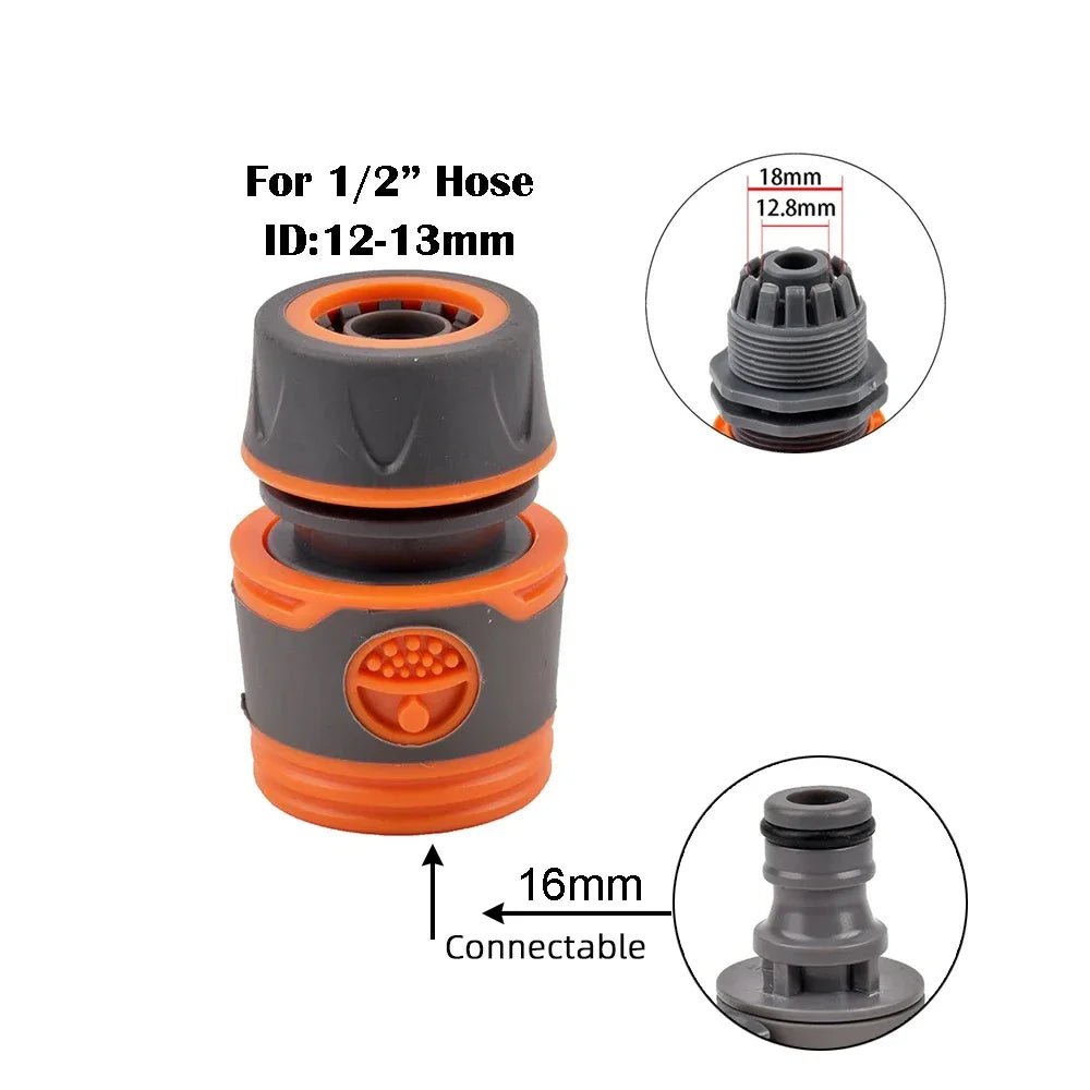 1 - Pcs 1/2" 3/4" 1" Garden Hose Quick Connect Adapters - EU BPS Threaded Fittings for Faucets, Spray Guns & Watering Systems - Avero