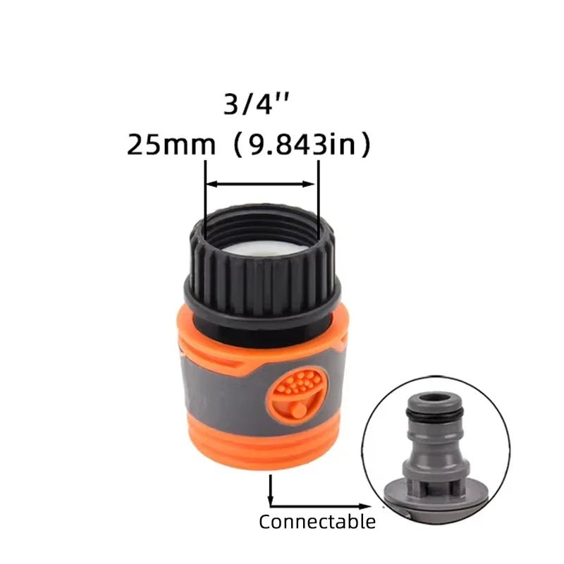 1 - Pcs 1/2" 3/4" 1" Garden Hose Quick Connect Adapters - EU BPS Threaded Fittings for Faucets, Spray Guns & Watering Systems - Avero
