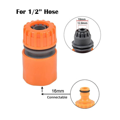 1 - Pcs 1/2" 3/4" 1" Garden Hose Quick Connect Adapters - EU BPS Threaded Fittings for Faucets, Spray Guns & Watering Systems - Avero