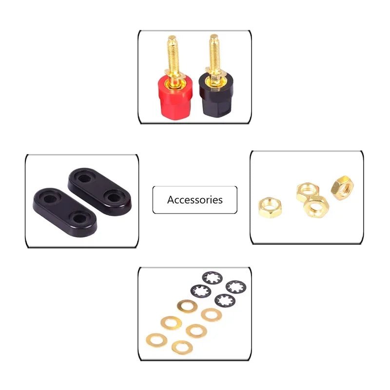 1 pcs Speaker banana plug BINDING POST terminal connector banana socket Dual Female Banana Plug for Speaker Amplifier - Avero