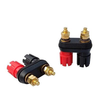 1 pcs Speaker banana plug BINDING POST terminal connector banana socket Dual Female Banana Plug for Speaker Amplifier - Avero