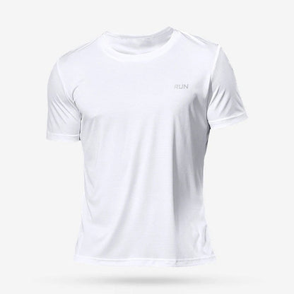 1 Piece Men's Short Sleeve Undershirt Man Athletic T-Shirt Quick Drying Lightweight Silk Underwear For Running Training Fitness - Avero