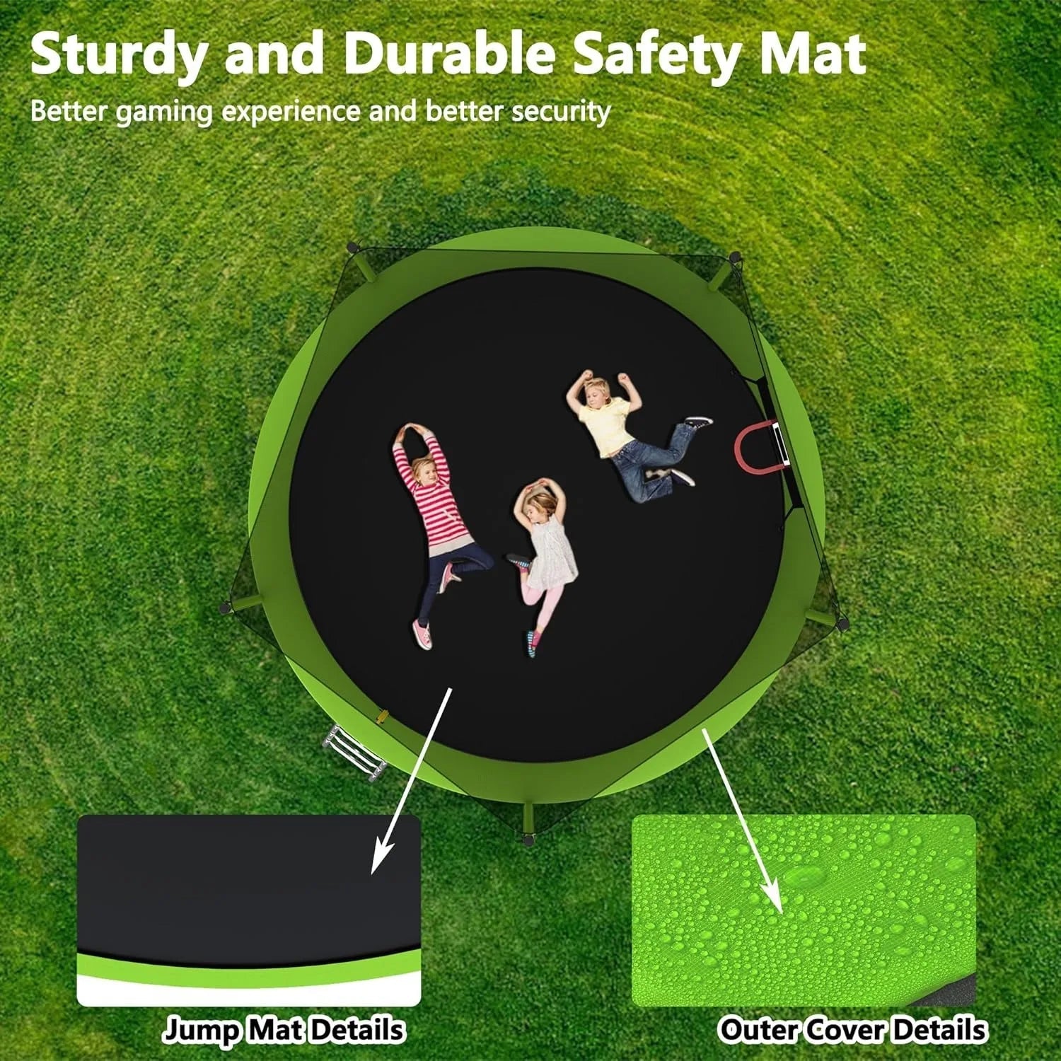 1000 LBS 14FT Outdoor Trampoline with Basketball Hoop & Safety Enclosure Net - ASTM Approved, Heavy - Duty Recreational Trampoline - Avero