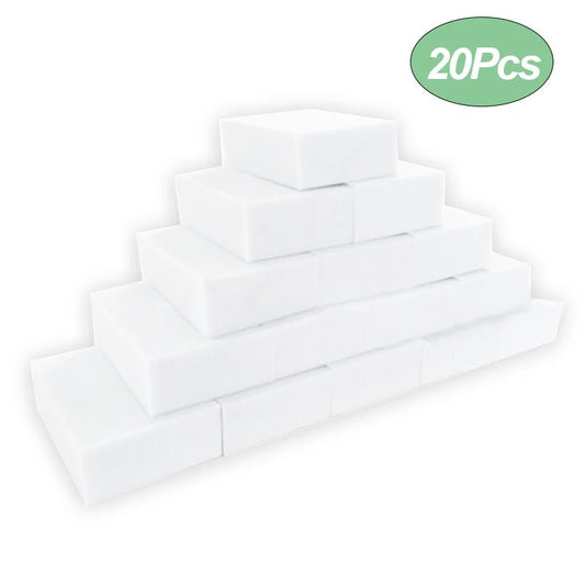 10/20/50/100Pcs Melamine Sponge Magic Sponge Eraser Eraser Cleaner Cleaning Sponges for Kitchen Bathroom Cleaning Tools 10*6*2cm - Avero
