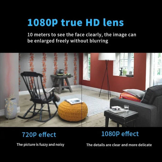 1080P HD Mini Camera Wireless WiFi Baby Monitor Indoor Safety Security Surveillance Night Vision Camcorder IP Cam Video Recorder - Avero
