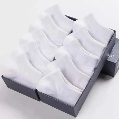 10pairs Men's Fashion Cotton Breathable Comfortable Ankle Socks, Men's Summer Socks - Avero