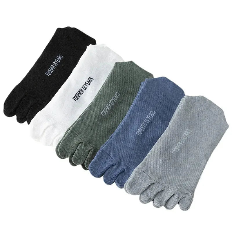 10pairs Men's Fashion Cotton Breathable Comfortable Ankle Socks, Men's Summer Socks - Avero