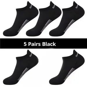 10pairs Men's Fashion Cotton Breathable Comfortable Ankle Socks, Men's Summer Socks - Avero