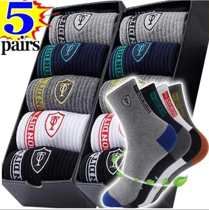 10pairs Men's Fashion Cotton Breathable Comfortable Ankle Socks, Men's Summer Socks - Avero
