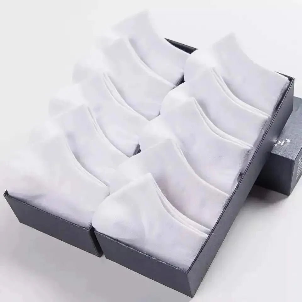 10pairs Men's Fashion Cotton Breathable Comfortable Ankle Socks, Men's Summer Socks - Avero