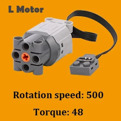 [1/2/4 PCS] 88003 Power Functions L Motor for MOC Bricks, legoeds - Compatible Technical Parts Building Block Car Toys - Avero