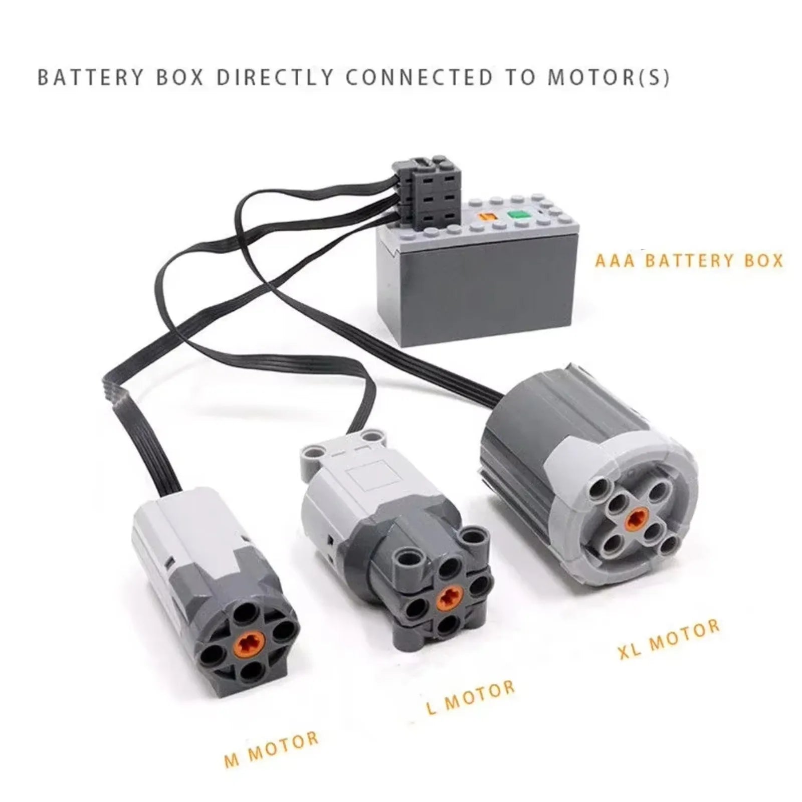 [1/2/4 PCS] 88003 Power Functions L Motor for MOC Bricks, legoeds - Compatible Technical Parts Building Block Car Toys - Avero