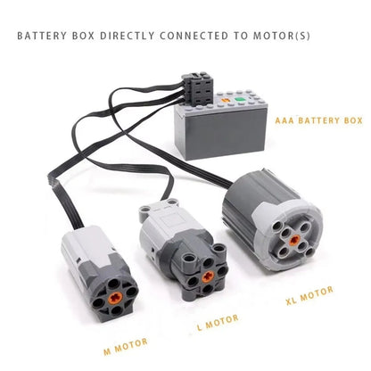 [1/2/4 PCS] 88003 Power Functions L Motor for MOC Bricks, legoeds - Compatible Technical Parts Building Block Car Toys - Avero