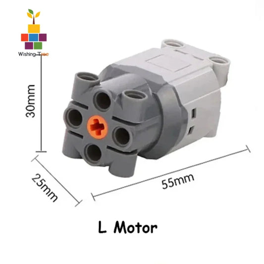 [1/2/4 PCS] 88003 Power Functions L Motor for MOC Bricks, legoeds - Compatible Technical Parts Building Block Car Toys - Avero