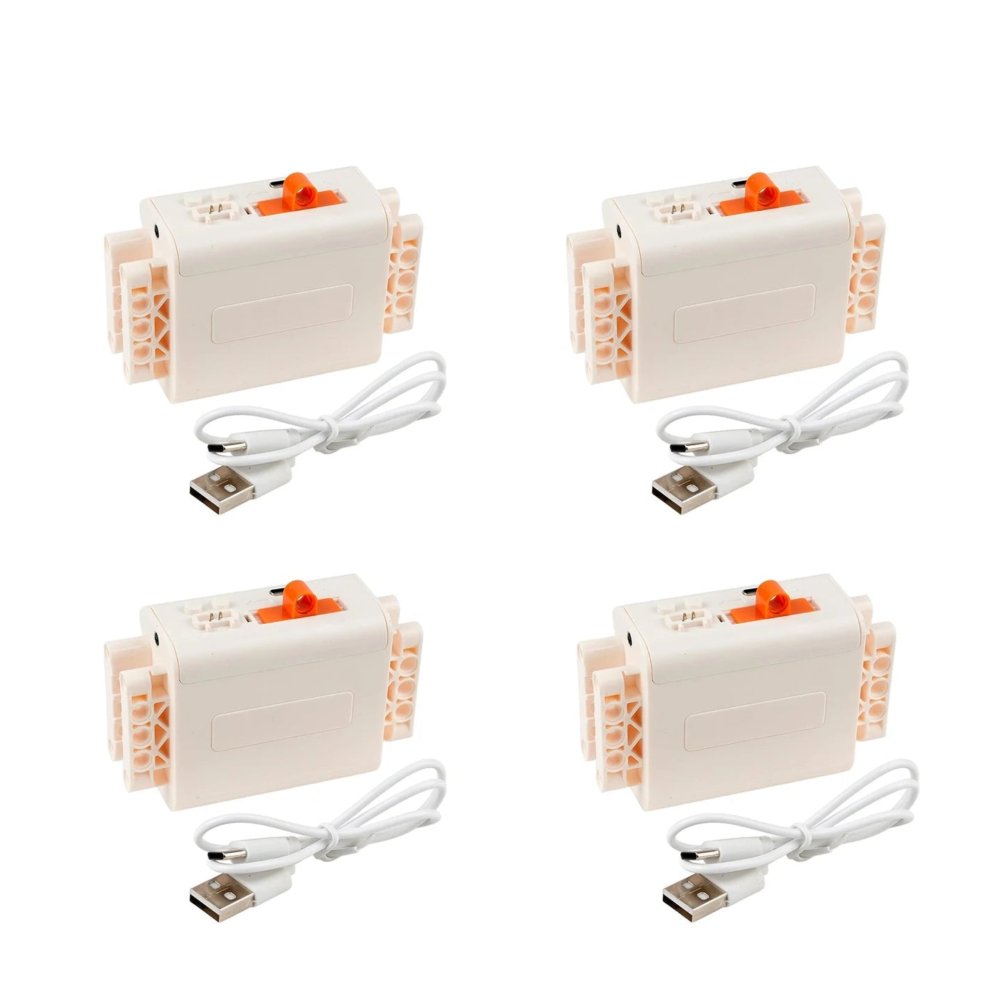 1/2/4PC 7.4V 1000mAh Building Block Lithium Battery Box Compatible With Legoeds AA Battery Box 8883 Power Supply for Power Motor - Avero