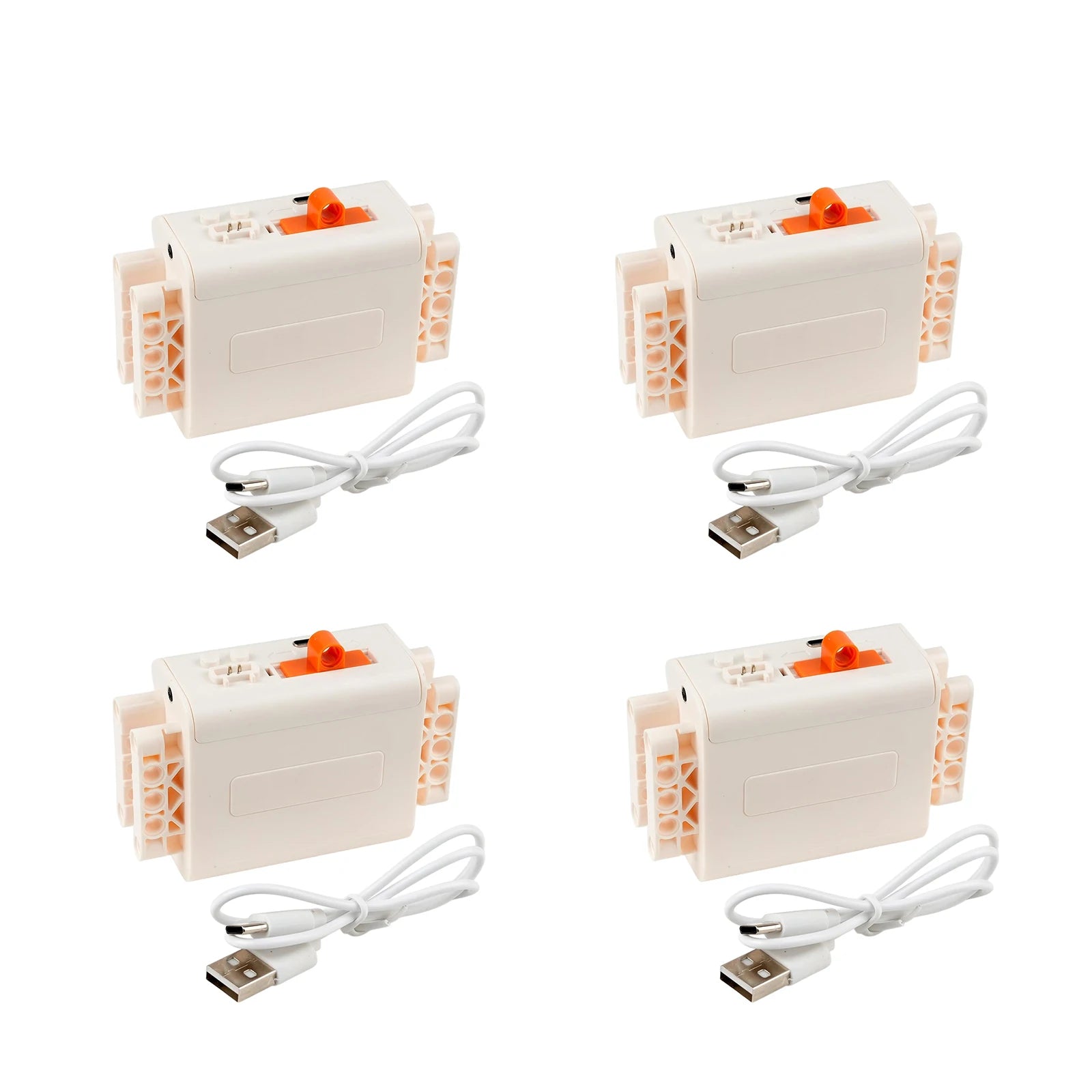1/2/4PC 7.4V 1000mAh Building Block Lithium Battery Box Compatible With Legoeds AA Battery Box 8883 Power Supply for Power Motor - Avero
