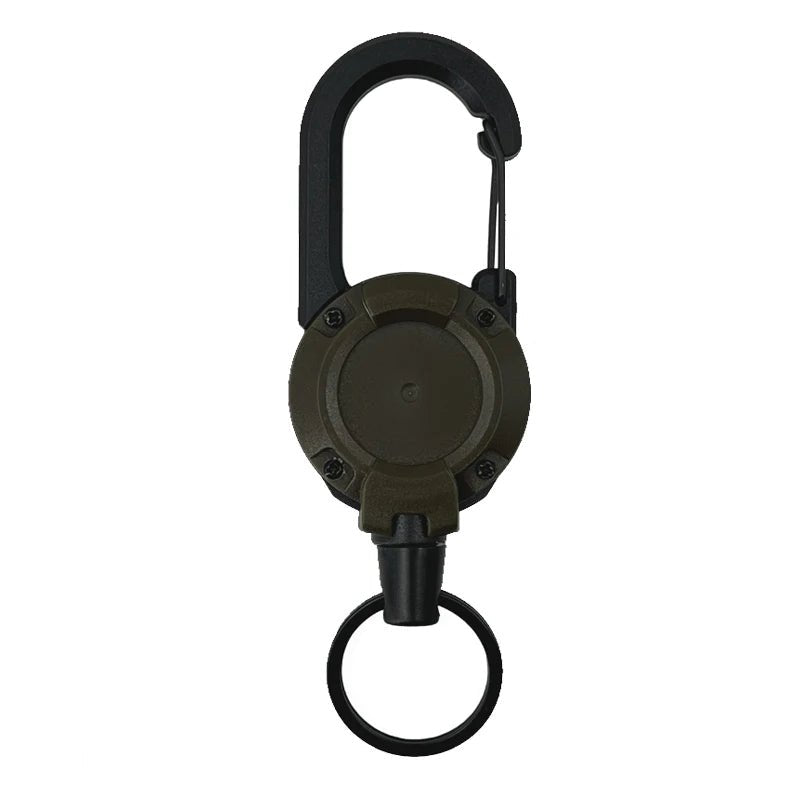 1/2/4pcs Extendable Retractable Holders Keychain Badge Reels Heavy Duty Clip With Carabiner Key Chain For Men Outdoor Bags - Avero