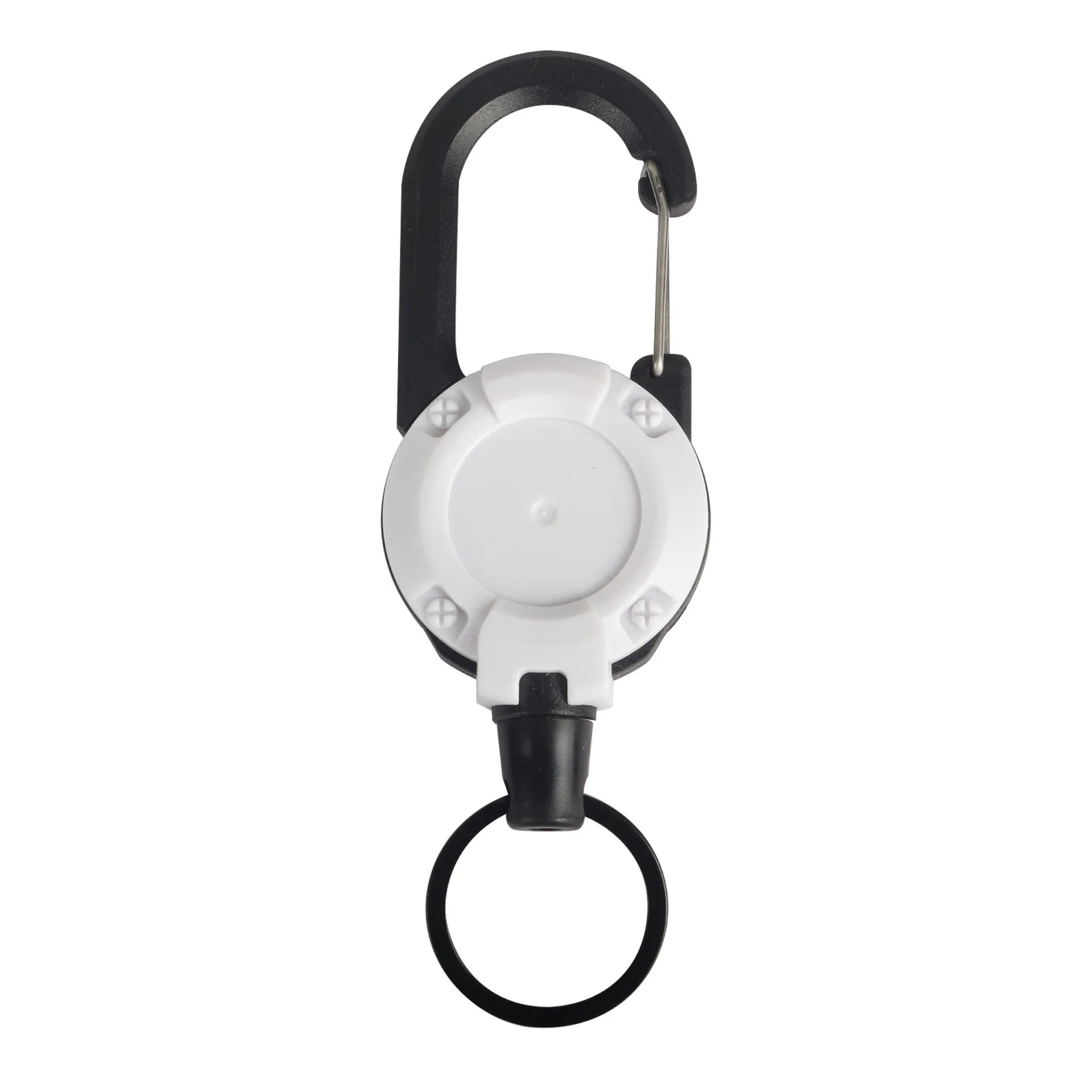 1/2/4pcs Extendable Retractable Holders Keychain Badge Reels Heavy Duty Clip With Carabiner Key Chain For Men Outdoor Bags - Avero