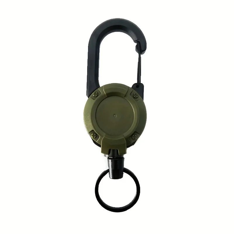 1/2/4pcs Extendable Retractable Holders Keychain Badge Reels Heavy Duty Clip With Carabiner Key Chain For Men Outdoor Bags - Avero