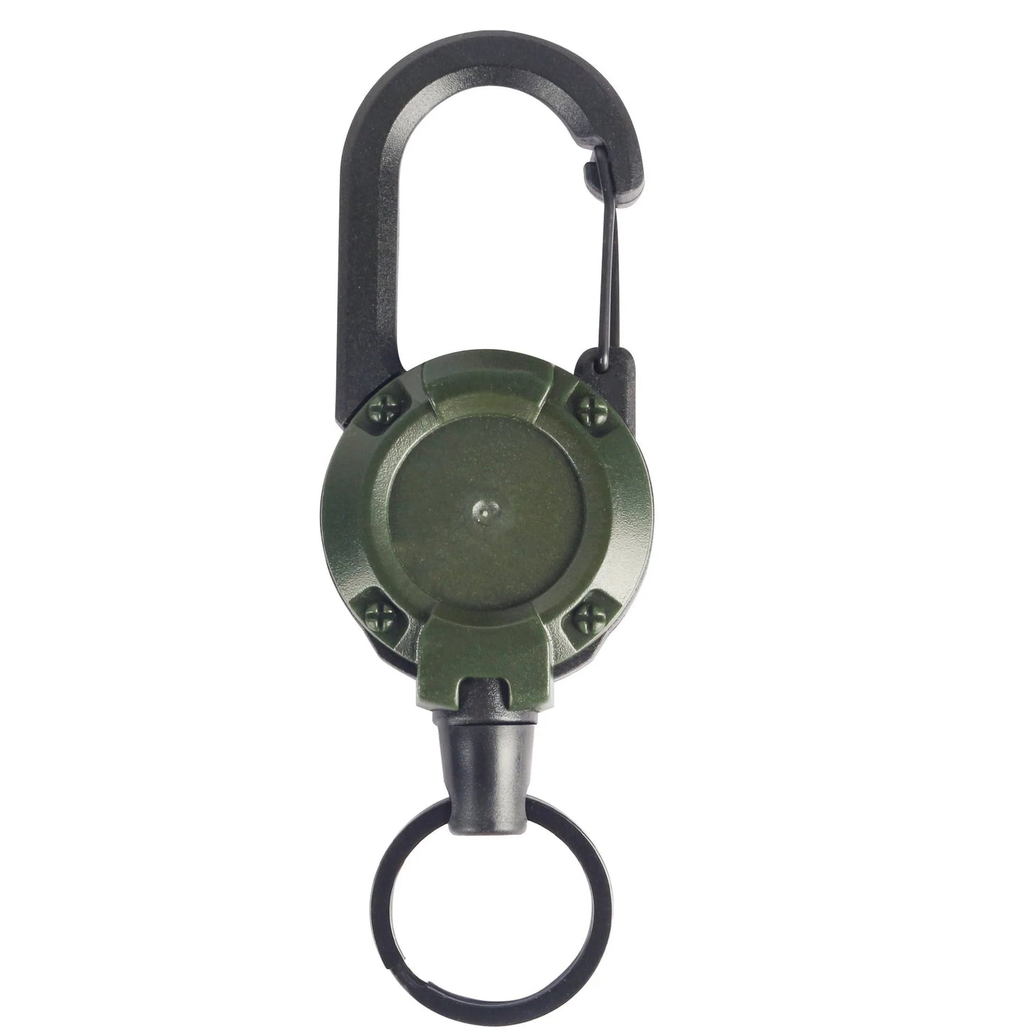 1/2/4pcs Extendable Retractable Holders Keychain Badge Reels Heavy Duty Clip With Carabiner Key Chain For Men Outdoor Bags - Avero