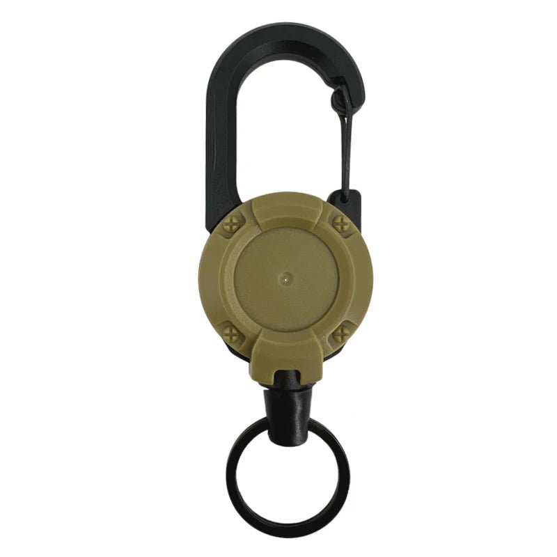 1/2/4pcs Extendable Retractable Holders Keychain Badge Reels Heavy Duty Clip With Carabiner Key Chain For Men Outdoor Bags - Avero