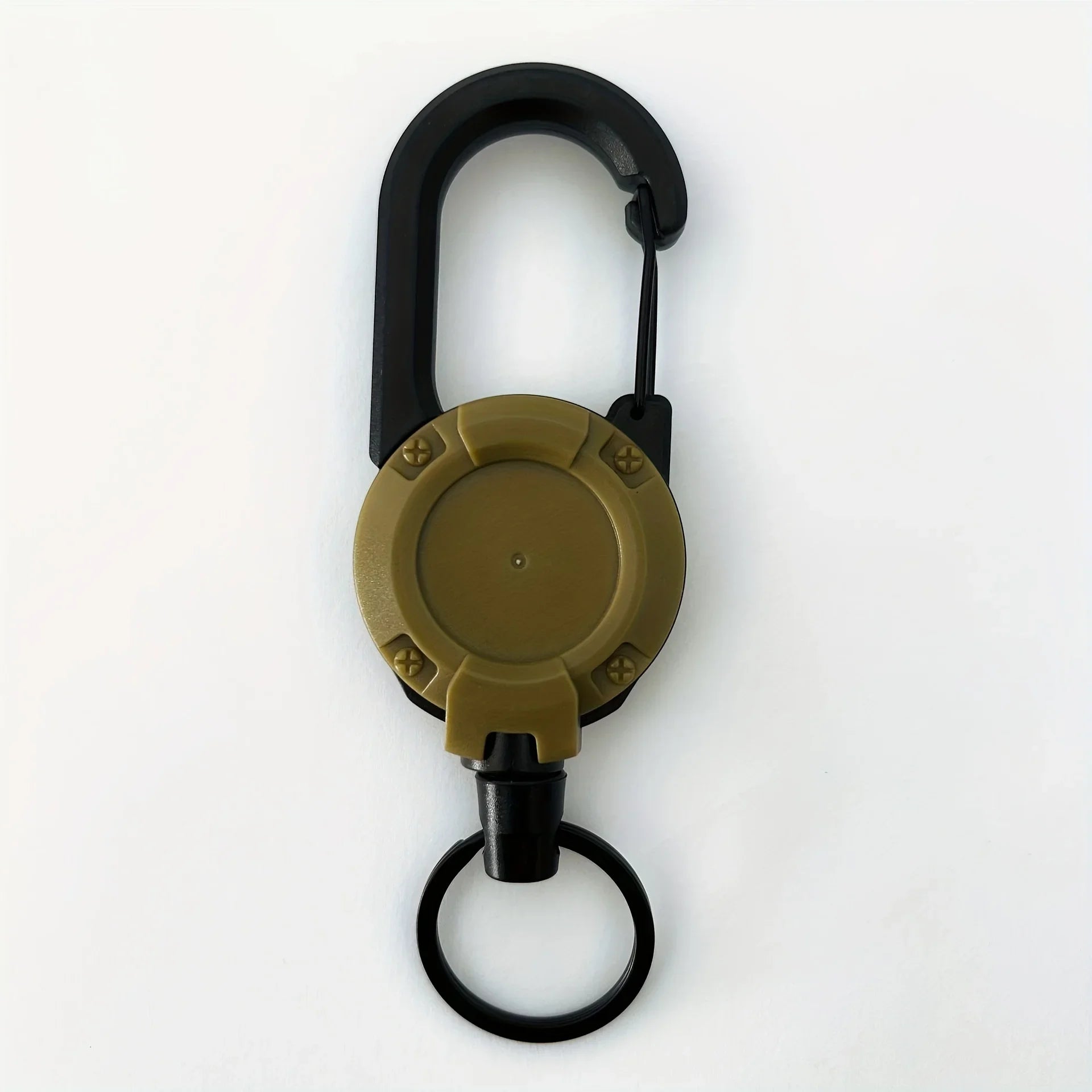 1/2/4pcs Extendable Retractable Holders Keychain Badge Reels Heavy Duty Clip With Carabiner Key Chain For Men Outdoor Bags - Avero