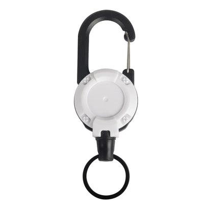 1/2/4pcs Extendable Retractable Holders Keychain Badge Reels Heavy Duty Clip With Carabiner Key Chain For Men Outdoor Bags - Avero