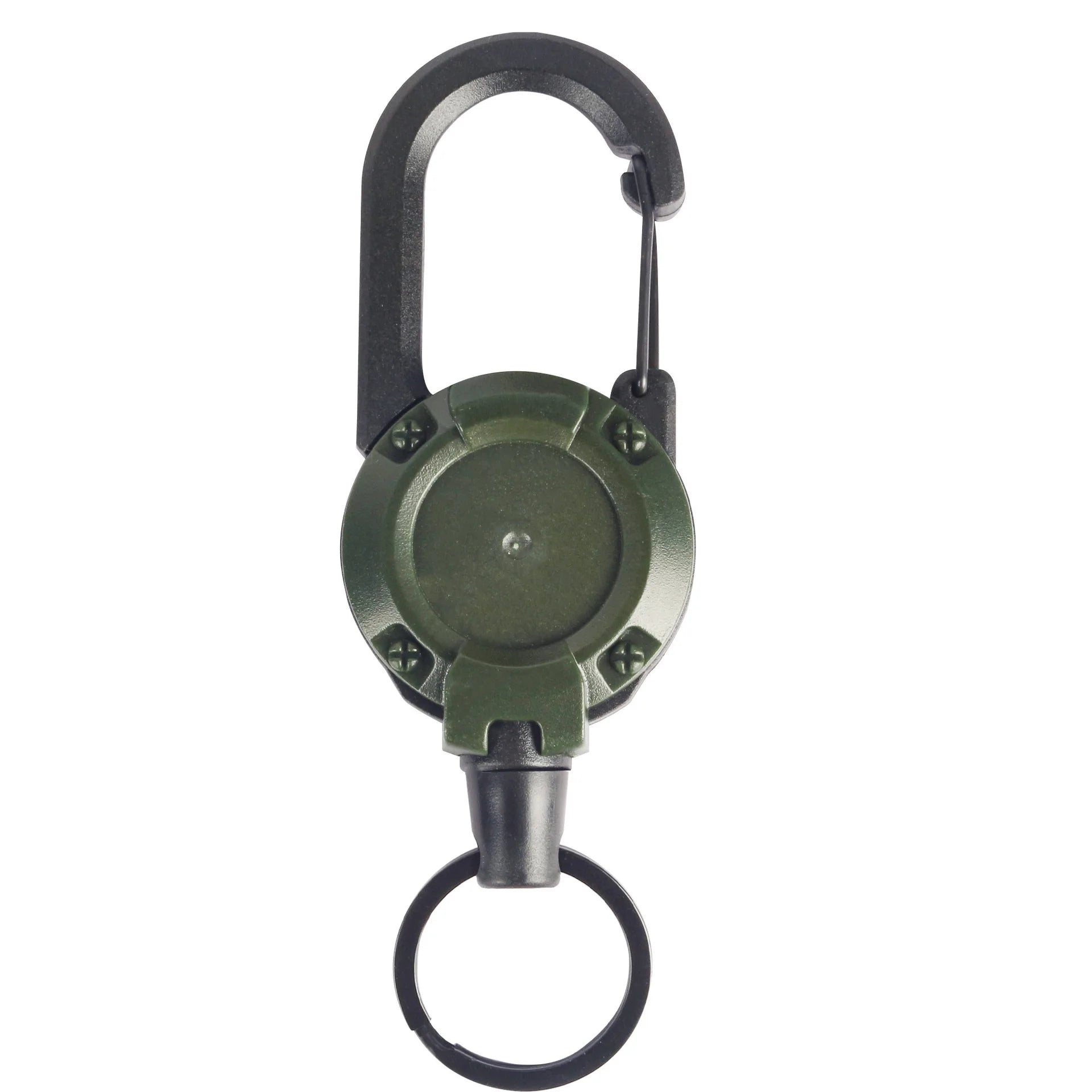 1/2/4pcs Extendable Retractable Holders Keychain Badge Reels Heavy Duty Clip With Carabiner Key Chain For Men Outdoor Bags - Avero