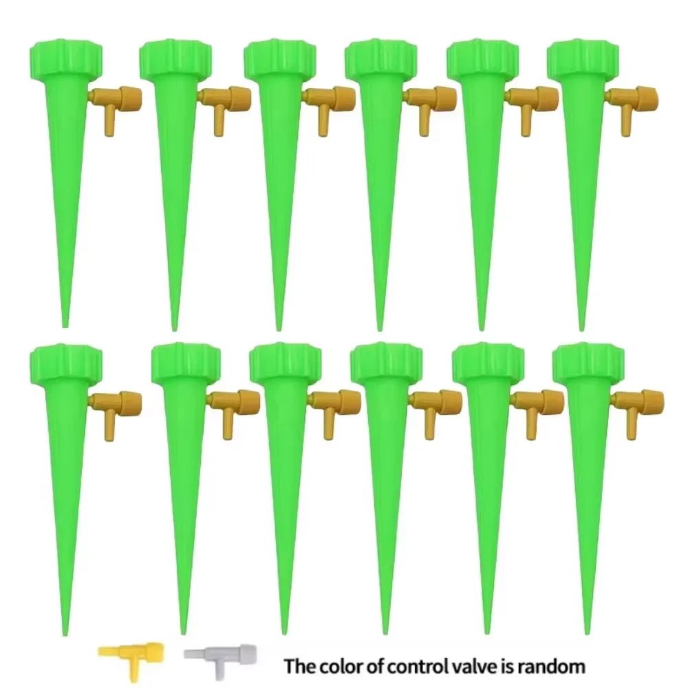 12Pcs Creative Indoor Plant Watering Device Self - Watering Kits Automatic Plant Garden Gadgets Waterers Drip Irrigation - Avero