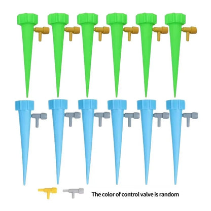 12Pcs Creative Indoor Plant Watering Device Self - Watering Kits Automatic Plant Garden Gadgets Waterers Drip Irrigation - Avero