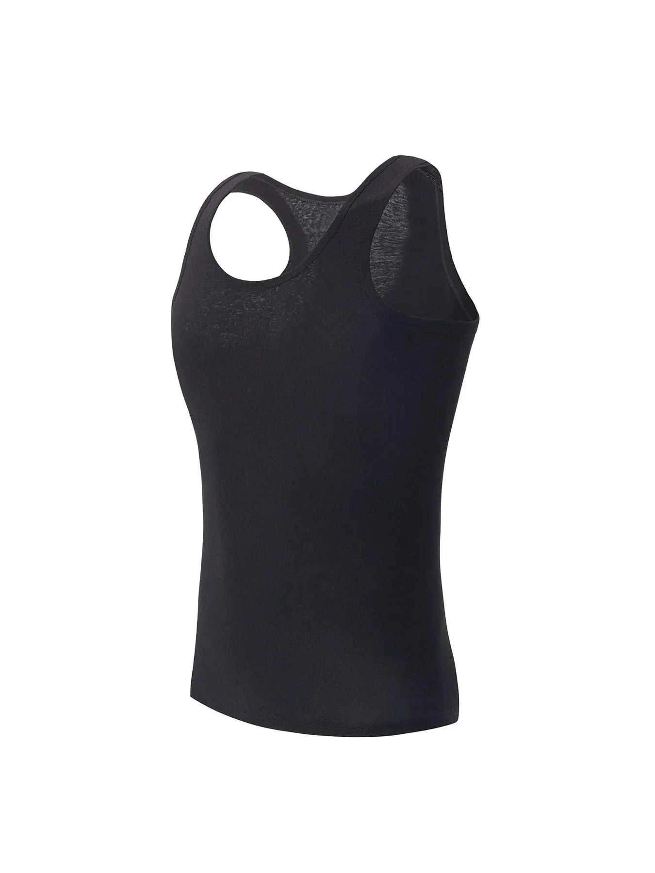 1/3 Pack Four Seasons Men's Cotton Joker Vest Teenagers Simple Fit Sports Fitness T-shirt Middle - aged Casual Sleeveless T-shirt - Avero