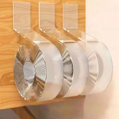 1/3/5M Double Sided Tape Transparent Acrylic Reusable Waterproof Adhesive Tracsless Tape Gadget Doble Cara Nano Tapes - Avero