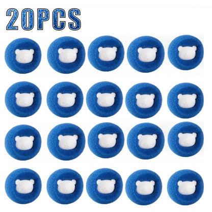 1/5/10PCS Laundry Ball Kit Reusable Washing Machine Hair Remover Ball Cleaning Lint Fuzz Pet Hairs Clothes Household Product - Avero