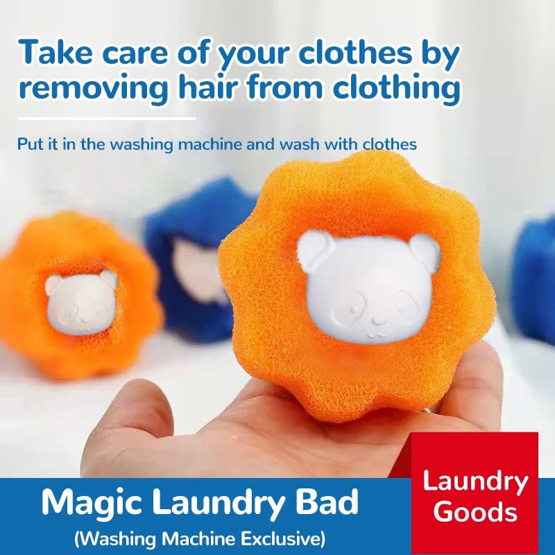 1/5/10PCS Laundry Ball Kit Reusable Washing Machine Hair Remover Ball Cleaning Lint Fuzz Pet Hairs Clothes Household Product - Avero
