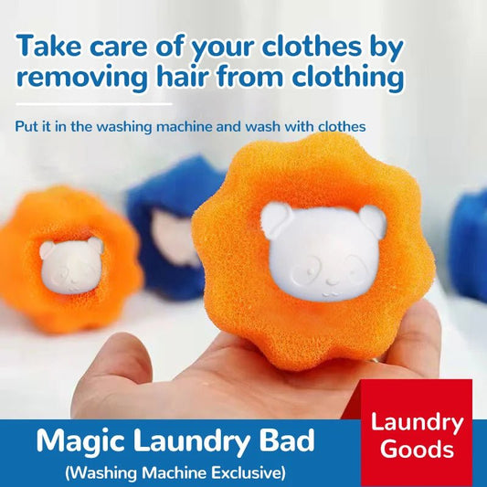 1/5/10PCS Laundry Ball Kit Reusable Washing Machine Hair Remover Ball Cleaning Lint Fuzz Pet Hairs Clothes Household Product - Avero