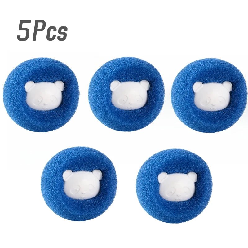 1/5/10PCS Laundry Ball Kit Reusable Washing Machine Hair Remover Ball Cleaning Lint Fuzz Pet Hairs Clothes Household Product - Avero