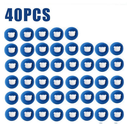 1/5/10PCS Laundry Ball Kit Reusable Washing Machine Hair Remover Ball Cleaning Lint Fuzz Pet Hairs Clothes Household Product - Avero