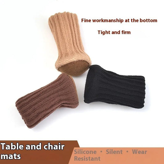 16Pcs Chair Legs Socks Knitted Furniture Feet Floor Protectors Anti - slip Pads Silent Thicken Table Chair Leg Socks Covers - Avero
