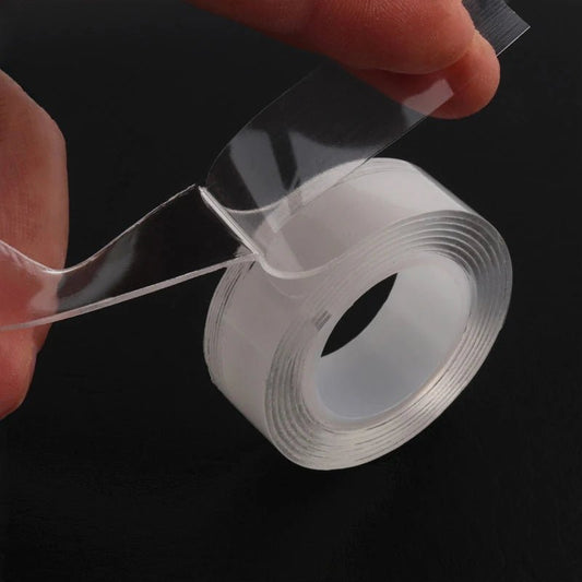 1m 2m 3m 5m Nano Tape Double Sided Tape Transparent Reusable Waterproof Adhesive Strong Tapes Cleanable Kitchen Bathroom Supplie - Avero