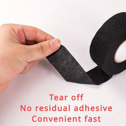 1pc Heat - resistant Adhesive Cloth Fabric Tape For Car Auto Cable Harness Wiring Loom Protection Width 9/15/19/25/32MM Length 15M - Avero