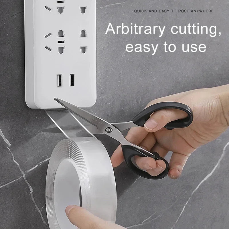 1pc Nano Tape Super Strong Double Sided Tape Extra Strong Adhesive Non - slip Waterproof Transparent Tape for Kitchen Bathroom - Avero
