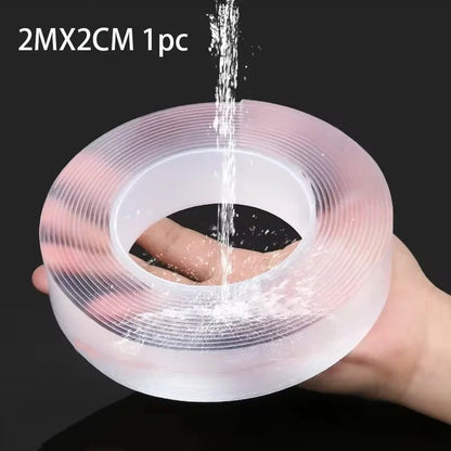 1pc Nano Tape Super Strong Double Sided Tape Extra Strong Adhesive Non - slip Waterproof Transparent Tape for Kitchen Bathroom - Avero