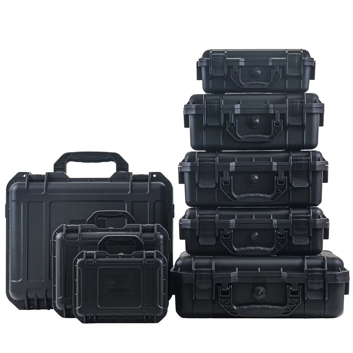 1Pc Waterproof Hard Carry Case Bag Tool Case with Pre - Cut Sponge Storage Box Safety Protector Organizer Hardware Toolbox - Avero